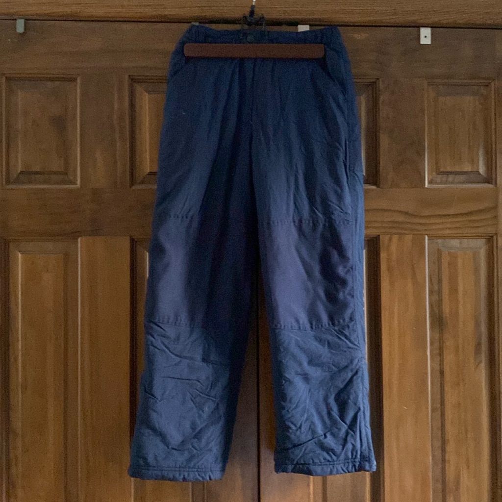 Ll Bean Kids Snow/Ski Pants Navy Blue 10